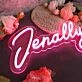 Jenally Red Neon Sign