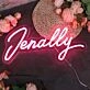 Jenally Red Neon Sign