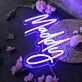 Maddy Blue Neon Sign