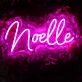 Noelle Pink Neon Sign
