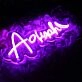 Ariyah Purple Neon Sign
