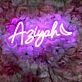 Ariyah Purple Neon Sign