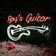 Rays Guitar Custom Neon Sign
