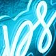 Maps Blue LED Neon Sign