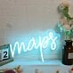 Maps Blue LED Neon Sign