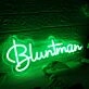 Bluntman Green Neon Sign
