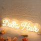 Dolls Hair Yellow Neon Sign