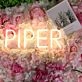 Piper Yellow Neon Sign