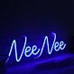 Nee Nee Blue Neon Sign
