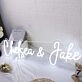 Chelsea And Jake White Neon Sign