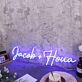 Jacob Houa Blue Neon Sign