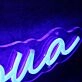 Jacob Houa Blue Neon Sign
