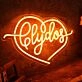 Clydos Orange Neon Sign