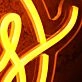 Clydos Orange Neon Sign