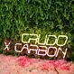 Crudo Carbon Custom Neon Sign