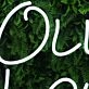 Olivias Lounge White Neon Sign