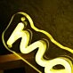Made You Look Yellow Neon Sign