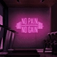 No Pain No Gain Neon Sign From 30inch