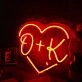 OK Heart Neon Sign