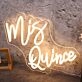 Mis Quince Yellow Neon Sign