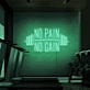 No Pain No Gain Neon Sign From 30inch