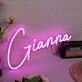 Gianna Pink Neon Sign