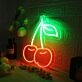 Cherries Custom Neon Sign