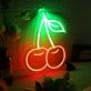 Cherries Custom Neon Sign