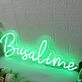 Busalime Green Neon Sign