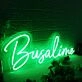 Busalime Green Neon Sign