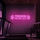 The iron does not lie neon signs