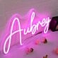 Aubrey Pink Neon Sign
