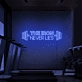 The iron does not lie neon signs