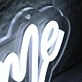 Welcome Home White Neon Sign