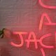 Cactus Jack Red Neon Sign
