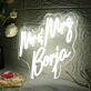 Mr And Mrs Boria White Neon Sign