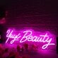Yuyi Beauty Pink Neon Sign