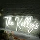The Kellys White Neon Sign