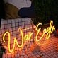 War Eagle Orange Custom Neon Sign