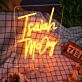Isaiah Mccoy Orange Neon Sign