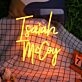 Isaiah Mccoy Orange Neon Sign