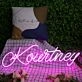 Kourtney Purple Neon Sign