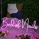 Bed of Nails Purple Neon Sign