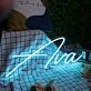 Ava Blue Neon Sign