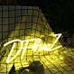 DFlawz Yellow Neon Sign