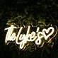 The Lykes Yellow Neon Sign