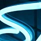 Shirowo TV Blue Neon Sign