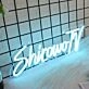 Shirowo TV Blue Neon Sign