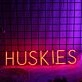Huskies Red Neon Sign