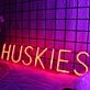 Huskies Red Neon Sign